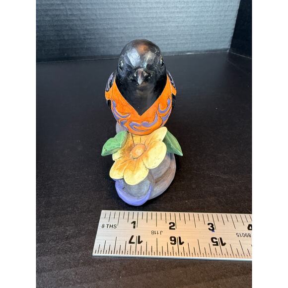 NIB Jim Shore Bold & Beautiful Baltimore Oriole Bird Figurine 601028 - Picture 8 of 12